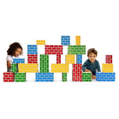 Teacher Created Resources Easy-Stack Cardboard Blocks, 24 Pieces (TCR11531)