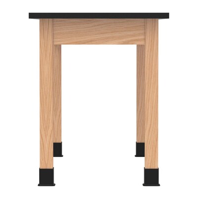 Diversified Woodcrafts School Classroom Rectangular Science Lab Table, 54 x 24, Oak (C7206K30N)