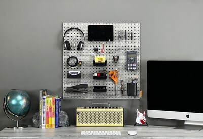 Triton Products High Density, Thermally Fused Laminate, Decorative Pegboard, Set of 2 (024-SB)