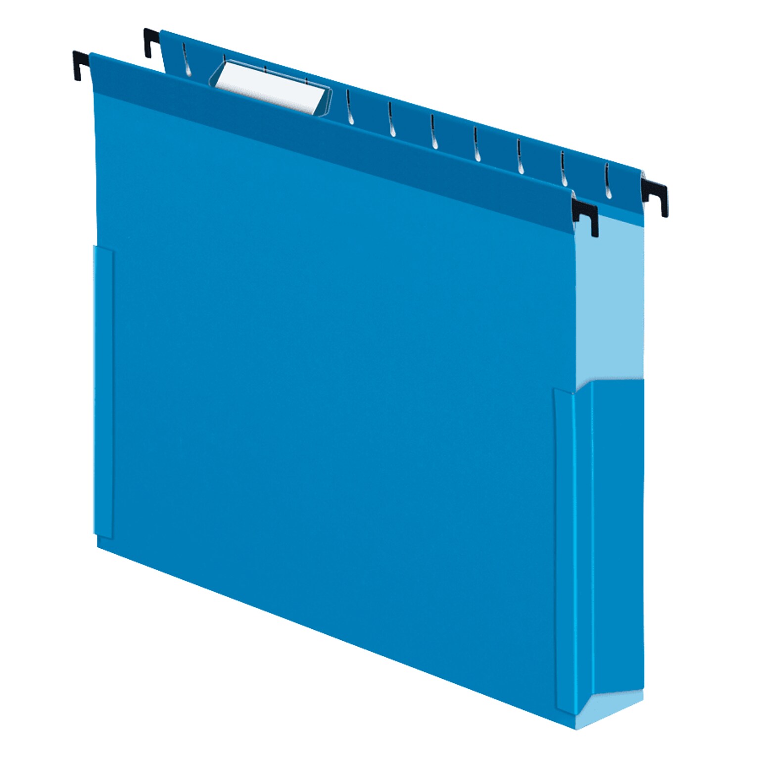 Pendaflex SureHook Reinforced Box Bottom Hanging File Folder, 1/5-Cut Tab, Letter Size, Blue, 25/Box (PFX 59202)