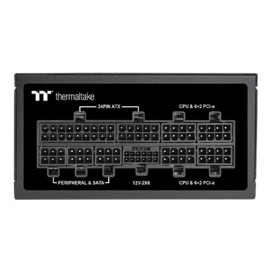 Thermaltake Toughpower SFX Platinum 1000W ATX 3.1 80 PLUS Platinum Internal Power Supply, Black (PSSTP1000FNFAPU)