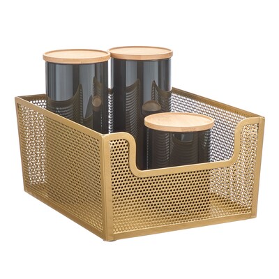 iDesign Steel Organizer, Soft Brass (25999)
