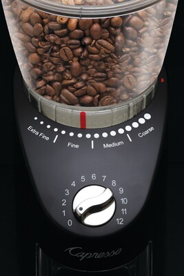 Capresso Infinity Plus Burr Coffee Grinder, Black (570.01)