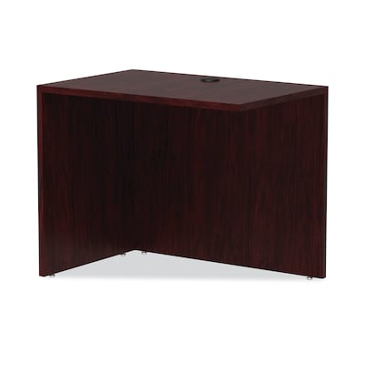 Alera Valencia Series U and L Groupings in Mahogany, Reversible Return/Bridge Shell, 36"W (VA353624MY)
