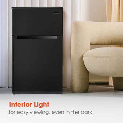 Magic Chef Mini Refrigerator w/Freezer, 3.1 Cu. Ft., Black (HMDR310BE)