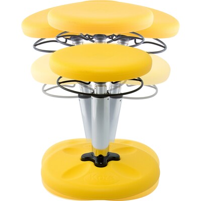Kore Design Kids Adjustable Standard Wobble Chair 14 to 19, Yellow (KD-3103)