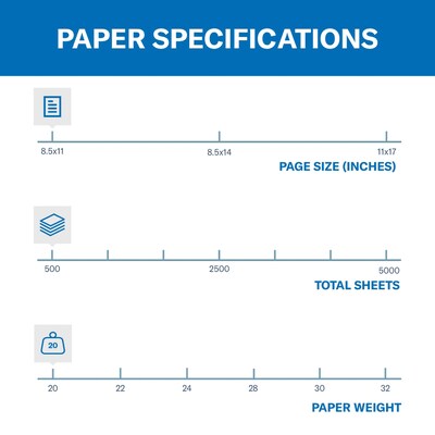 Hammermill Recycled Fore MP Colors Multipurpose Paper, 20 lbs., 8.5" x 11", Cream, 500 Sheets/Ream (HAM168030)