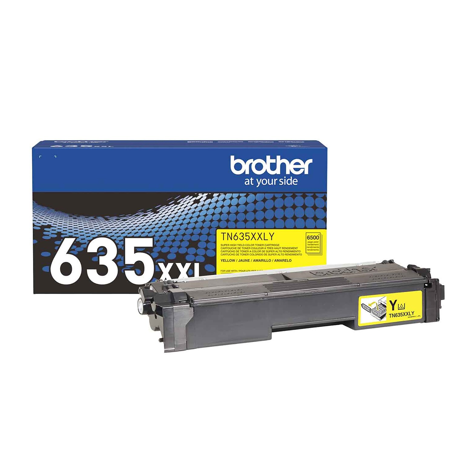 Brother TN635XXL Super High Yield Yellow Toner Cartridge (TN635XXLY)