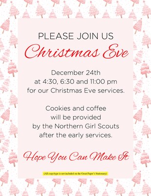 Great Papers! Pink Christmas Tree Holiday Letterhead, Pink, 50/Pack (2025042)
