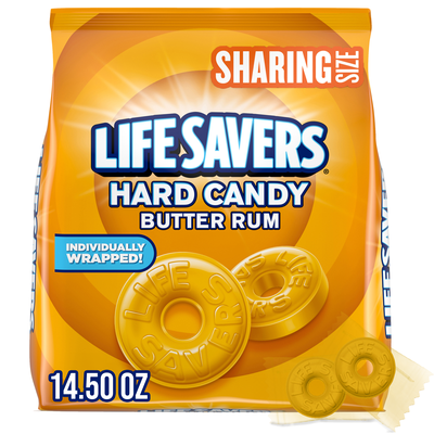 Lifesavers Butter Rum Hard Candy, 14.5 oz. (401603)