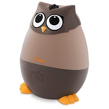 Crane Mini Owl Ultrasonic Cool Mist Tabletop Humidifier, 0.5-Gallon, Brown (EE-8259)