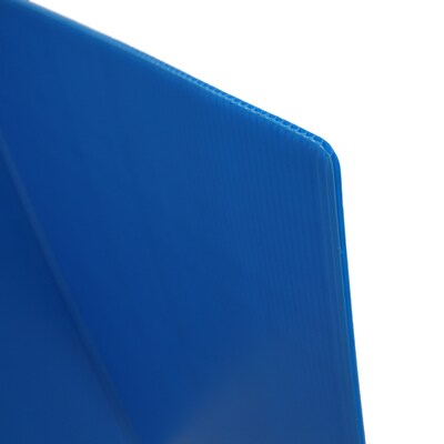 Flipside Premium 18" x 46.5" Study Carrel Panel, Blue, 12/Pack (19372-12)