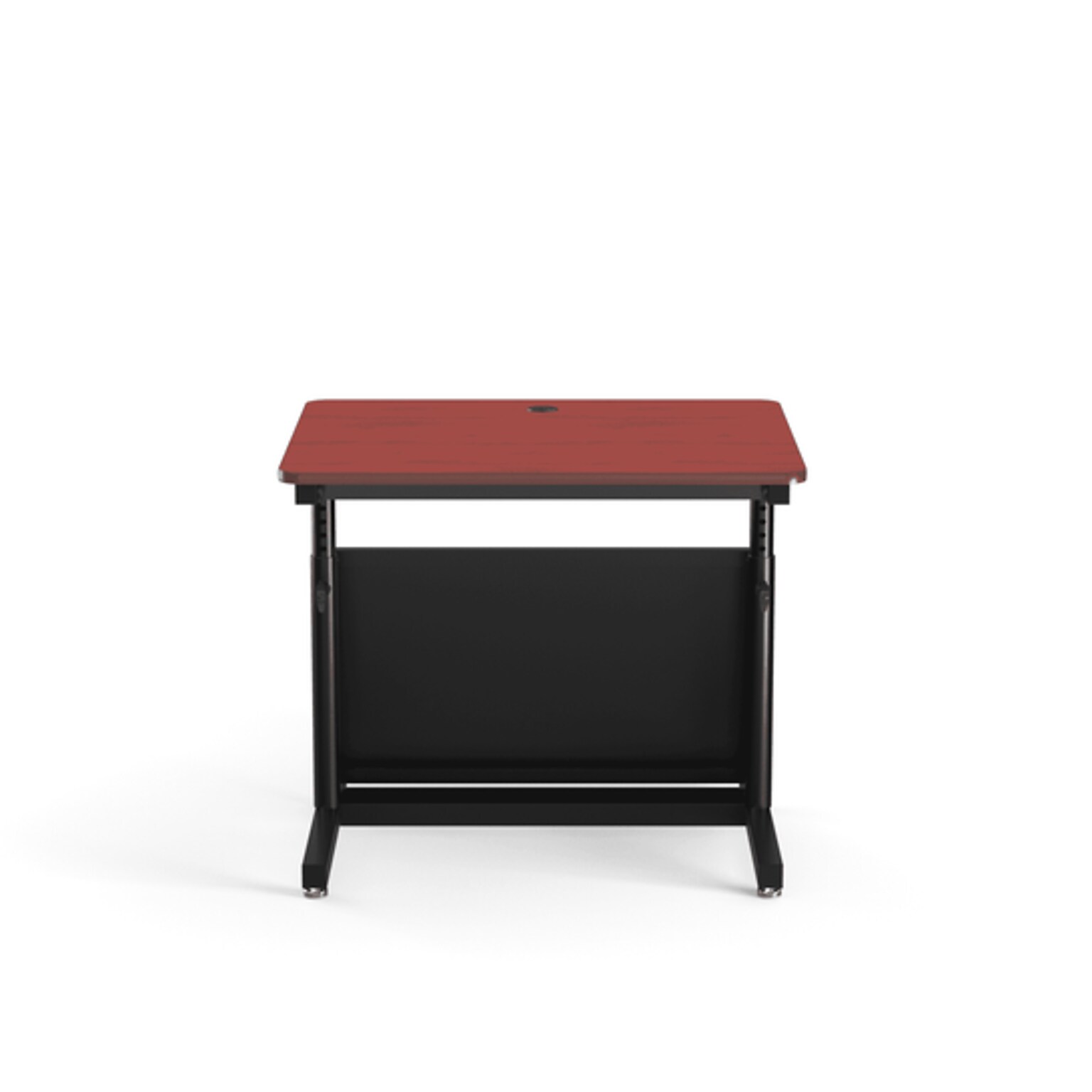 VersaDesk Deluxe 36W Manual Adjustable Standing Computer Table, Cherry/Black (CTL3630-BC)