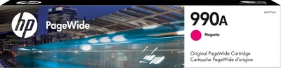 HP 990A Magenta Standard Yield Ink Cartridge, Prints Up to 8,000 Pages (M0J77AN)