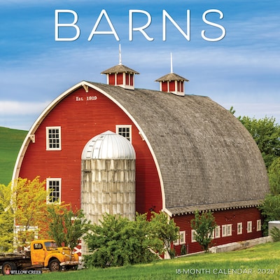 2025 Willow Creek Barns 12 x 12 Yearly Wall Calendar (46302)