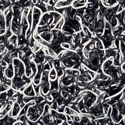 Floortex Doortex Twistermat Indoor Entrance Mat, 60 x 36, Black and White (NREMFLVA0004)