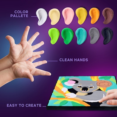 OKTO Clay-by-Number Koala Air-Dry Clay Art Kit, 17/Set (OKT20028)