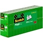 Scotch Magic Tape, Invisible, 3/4 in x 900 in, 20 Tape Rolls, Clear, Refill, Home Office and Back to School Classroom Supplies