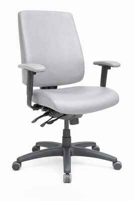 Tempur-Pedic Healthcare Vinyl Swivel Executive Chair, Light Grey (TP-HCHBFFDLLGR)