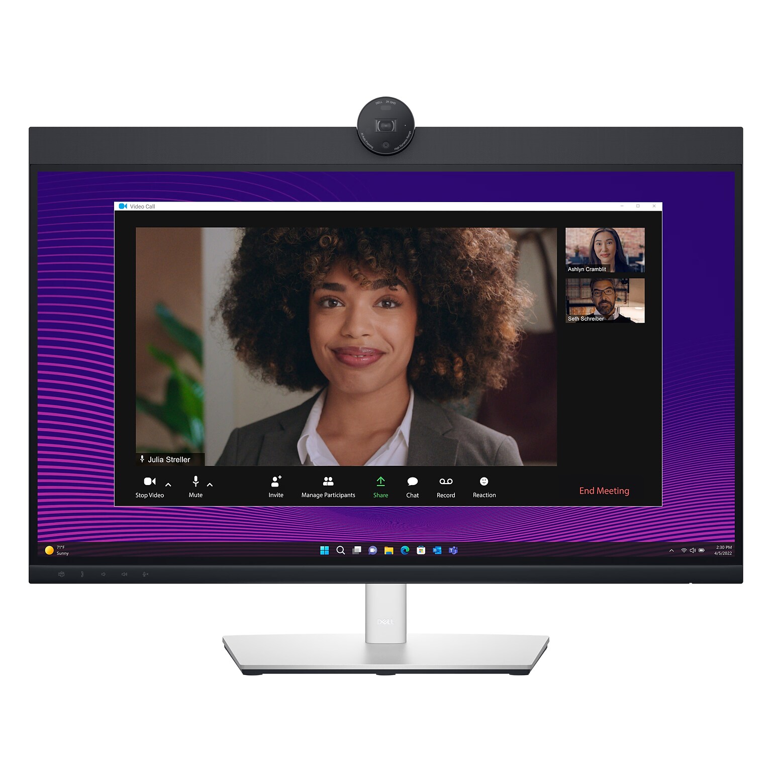 Dell Video Conferencing 27 60 Hz LCD Monitor, Black (P2724DEB)