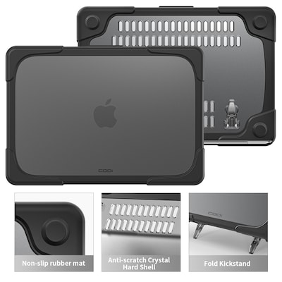 CODi Clip-On MacBook Neo 13" Case, Shock Absorbing, Black (C40604062)