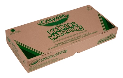 Crayola Kid's Markers, Broad Line, Assorted Colors, 256/Carton (58-8201)