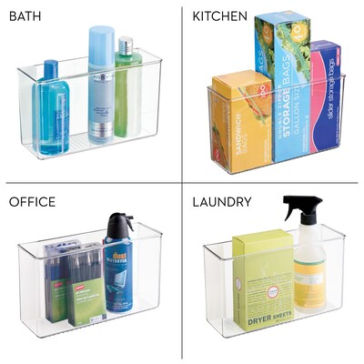 iDESIGN Adhesive Organizers, Clear, 2/Set (27933M2)