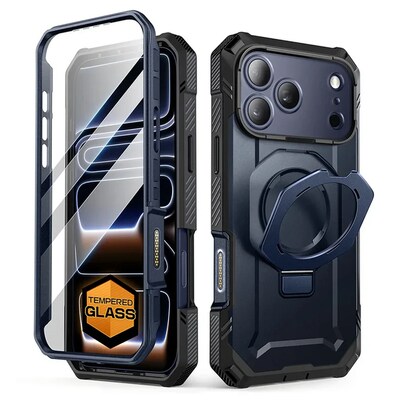 SUPCASE UBGrip Pro MagSafe Case for iPhone 17 Pro, Shock Absorbing, Azure (SUP-iPhone2025Pro-GripPro-GSSP-Azure)