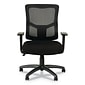 Alera® Elusion® II Series Height & Width Adjustable Arm Ergonomic Fabric Swivel Computer and Desk Chair, Black (ALEELT4214F)