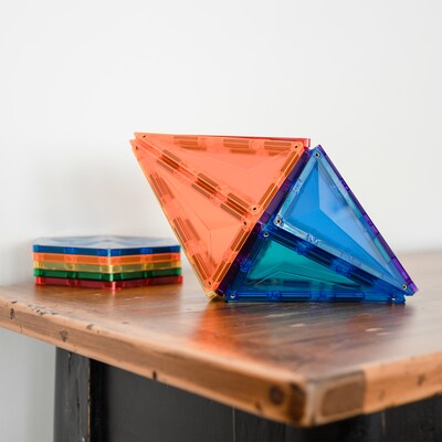 Connetix Magnetic Tiles Rainbow Geometry Pack, 30 Pieces (CNTR00030GE)