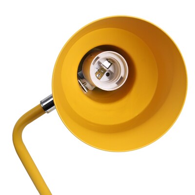 Simple Designs Sleek Essentials LED Desk Lamp, 15.2", Yellow (LD1078-YLW)