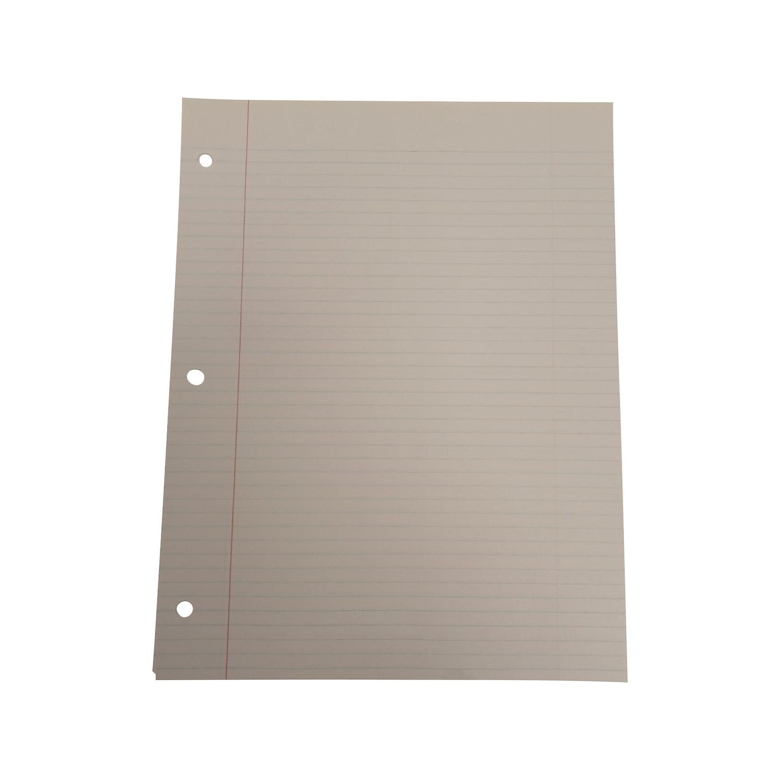 American Paper College Ruled Filler Paper, 8.5 x 11, 3-Hole Punched, 500 Sheets/Pack (140P)