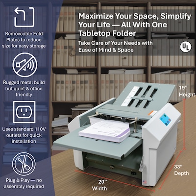 Formax Paper Folder, 500 Sheets (FD346)
