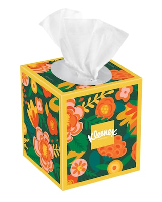 Kleenex Ultra Soft Facial Tissues 3-Ply 60 Sheets/Box 27 Boxes/Pack (54277)