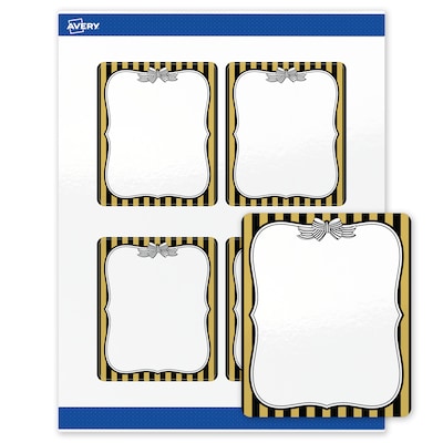 Avery Rectangle Laser/Inkjet Multipurpose Labels, 4 x 3-1/3, White, 40/Pack (19479370947)