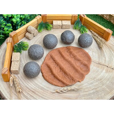 Yellow Door Roll Around Farm Animals, Assorted Colors, 6/Set (YUS1238)