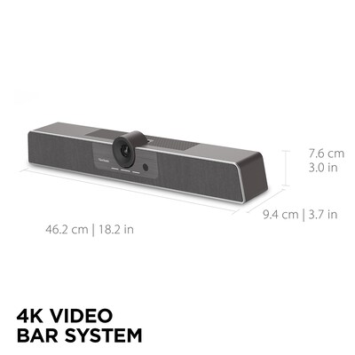 ViewSonic HD 4K 3840 x 2160 Video Conferencing System, Standalone, Black (UMB202)