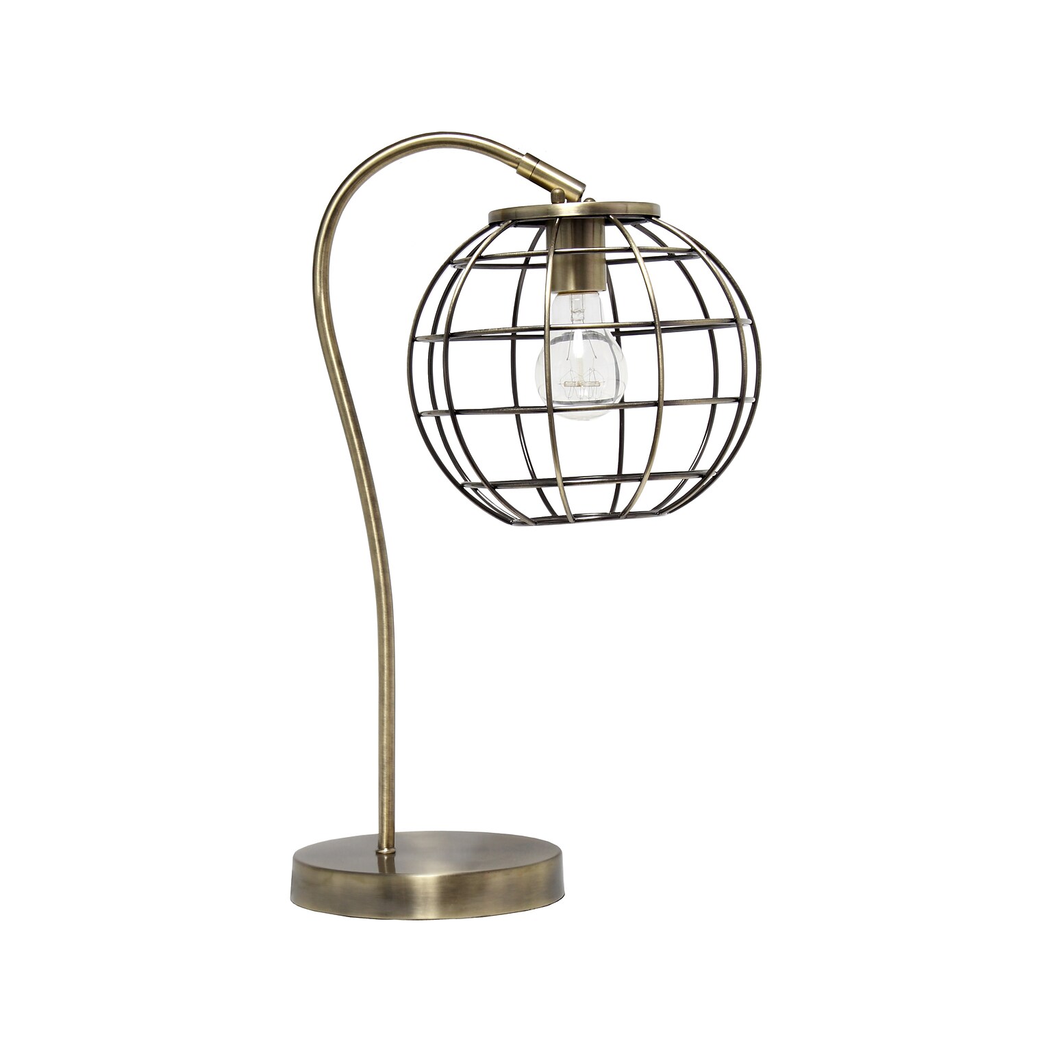 Lalia Home Studio Loft Table Lamp, Antique Brass (LHT-5061-AB)