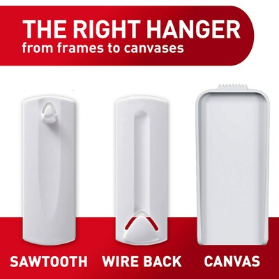 Command Sawtooth  Hanger, 5 lb., White, 3/Pack (17042-ES)