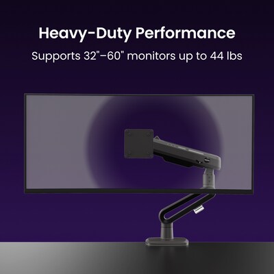 Kanto DMG Heavy-Duty Desktop Gaming Monitor Arm for 32” - 60” Screens, Black