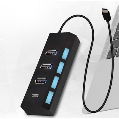 Xtreme USB-C Hub 4 Port USB Adapter