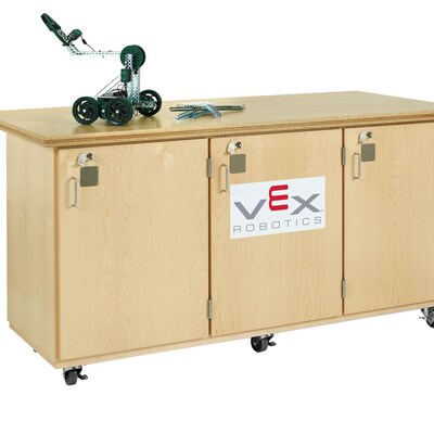 Diversified Woodcrafts Command VEX Robotics Workbench, 72 x 28, Light Hardwood (VXR-7228M