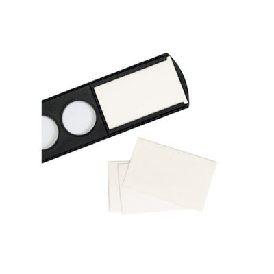 Nahanco Blank Paper Insert for Rail Dividers, White, 50/Pack (BRDINSERT50)