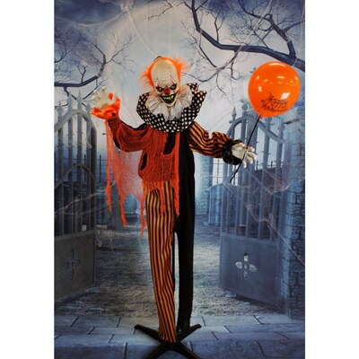 Haunted Hill Farm Life-Size Animatronic Clown (HHCLOWN-9FLSA)