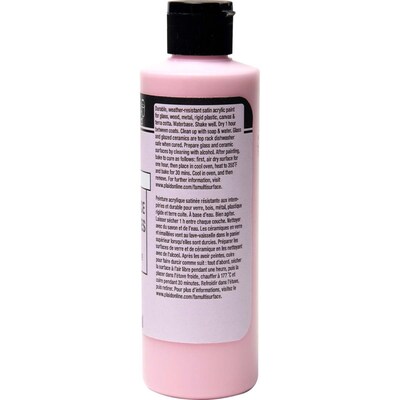 FolkArt Acrylic Paint Multi-Surface Satin, 8oz., Baby Pink, 3/Pack(FLK4675-3)