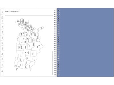 2025 Blue Sky Lindley 8.5" x 11" Weekly & Monthly Planner, Plastic Cover, Multicolor (100654-25)