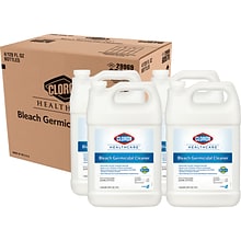 Clorox Healthcare Bleach Germicidal Cleaner Refill, 128 Ounces, 4 Bottles/ Case (68978)