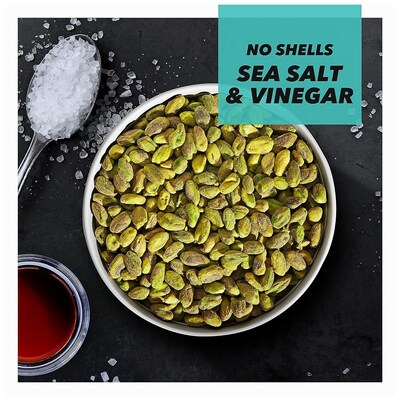 Wonderful Pistachios Sea Salt & Vinegar, 2.25 oz., 8 Bags/Box (PAR70033)