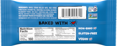 Bobo's Gluten Free Blueberry Fig Bar, 1.5 oz., 100/Carton (BBO00613)