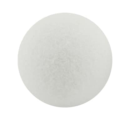 Hygloss Foam Balls and Eggs, White, 12/Pack (HYG51104)